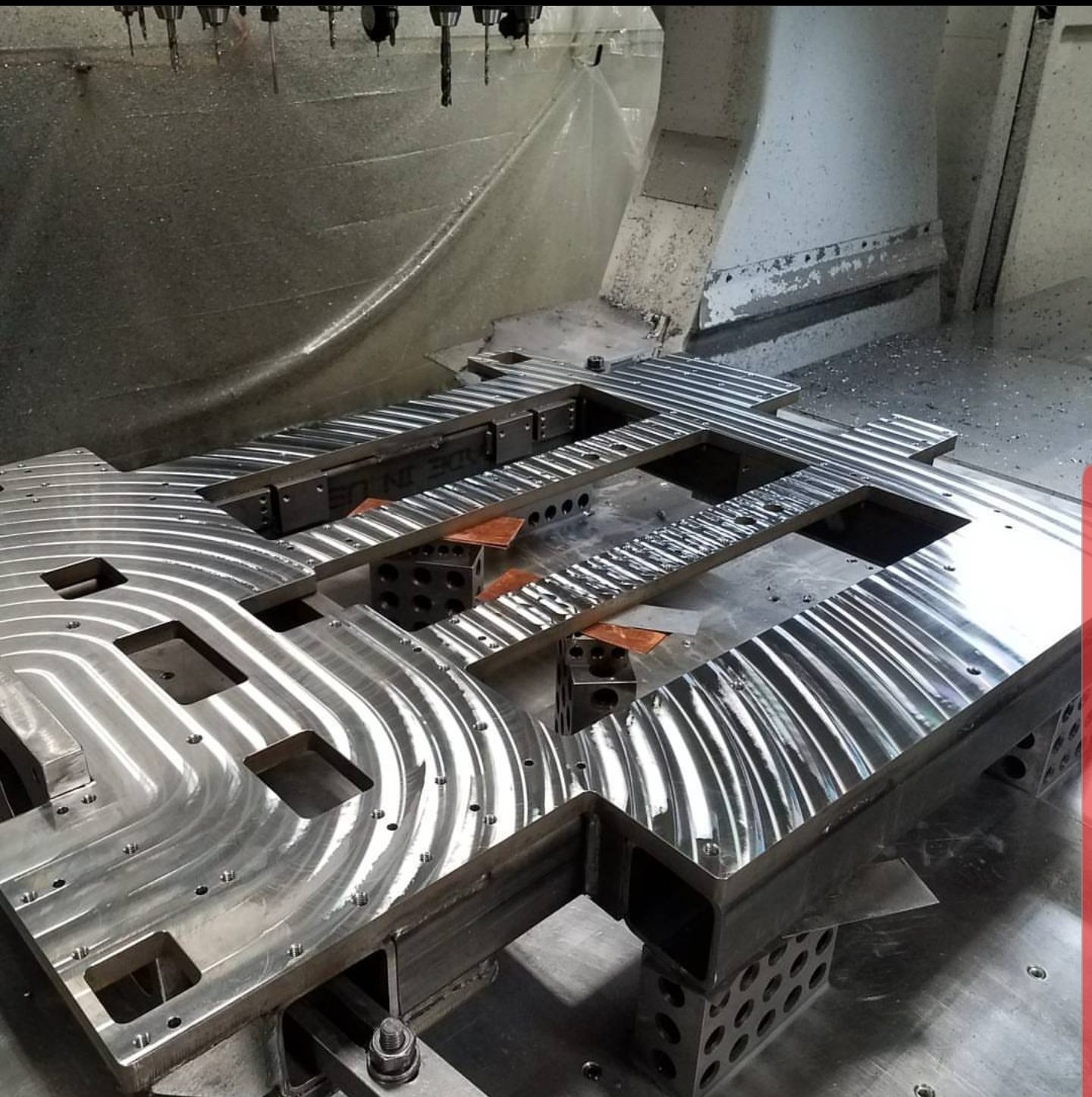 Precision machined component